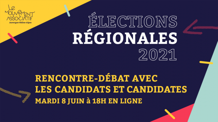 Elections régionales RENCONTRE-DÉBAT avec les candidats et les candidates AuRA 