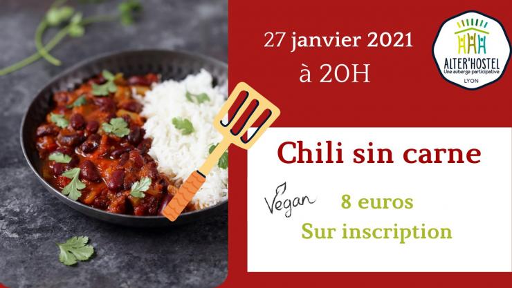 Chili sin carne - Repas - Lyon (69)