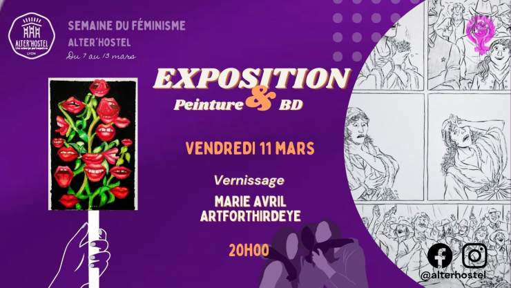 Vernissage - Exposition BD & Peinture - Lyon (69)