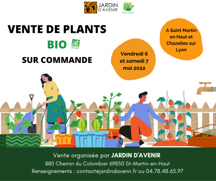 Vente de plants bio solidaire - Saint-Martin-en-Haut (69)