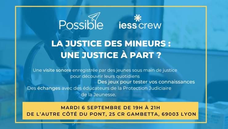 Apéro-Justice à Lyon : Apprenez-en plus sur la justice des mineurs !