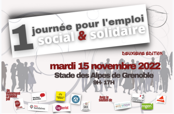 Journée pour l'emploi social et solidaire Grenoble