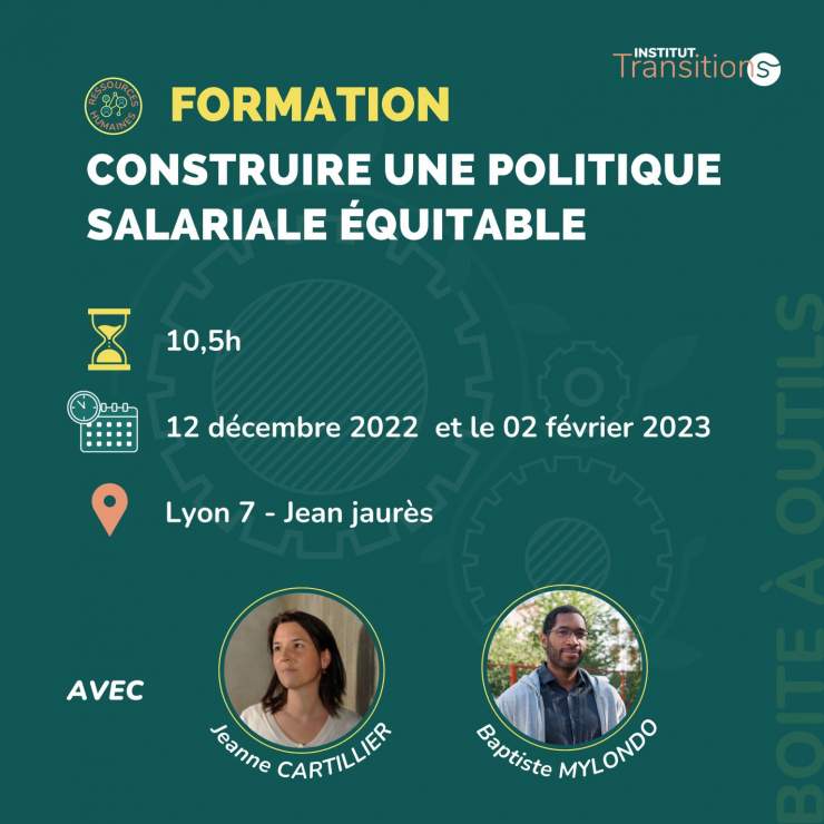 Formation - Construire une politique salariale équitable - Lyon (69)