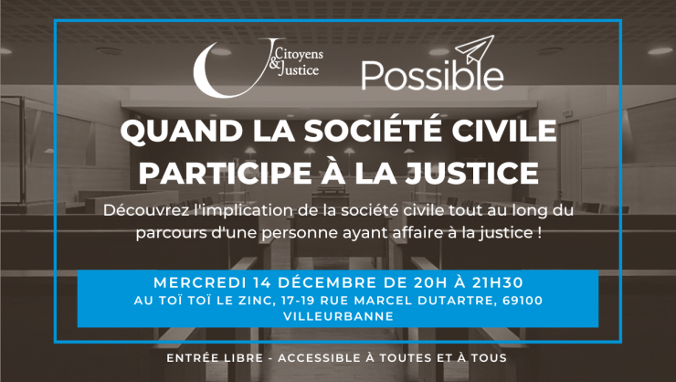 Apéro-Justice - Quand la société civile participe à la Justice