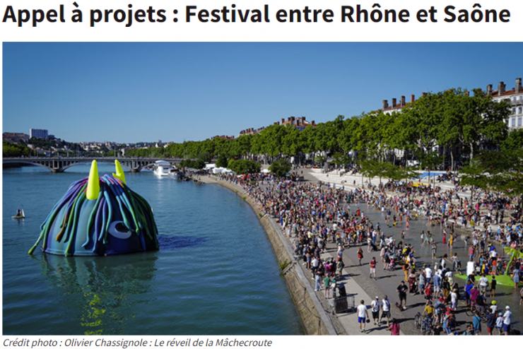 Appel à projets : Festival entre Rhône et Saône