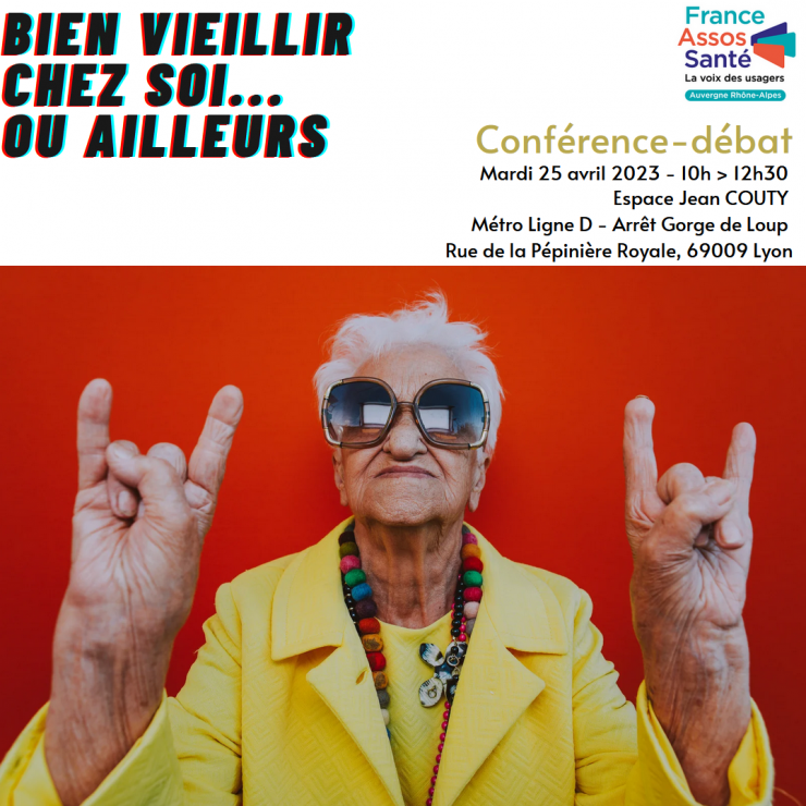 Conférence-débat du mardi 25 avril 2023 – Espace Jean Couty (Lyon 9) 