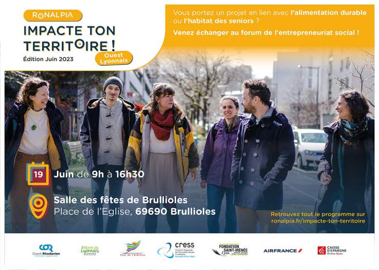 Affiche Impacte Ton Territoire ! Ouest Lyonnais édition juin 2023