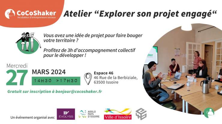 Atelier « Explorer son projet engagé » à Issoire
