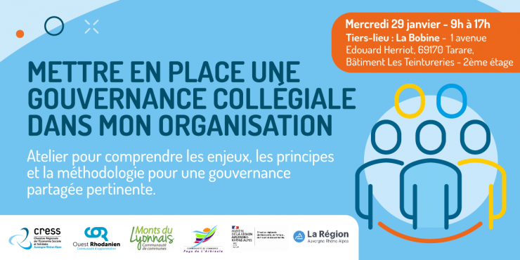 Atelier – Mettre en place une gouvernance collégiale dans mon organisation 