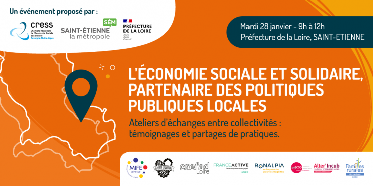 [ÉVÉNEMENT] L'Économie Sociale Solidaire, partenaire des politiques publiques locales - Territoires stéphanois