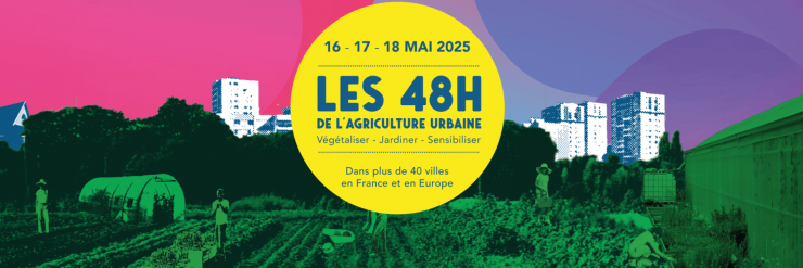 Affiche du festival Les 48h de l'agriculture urbaine