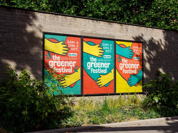 Affiches du Greener Festival 2025 