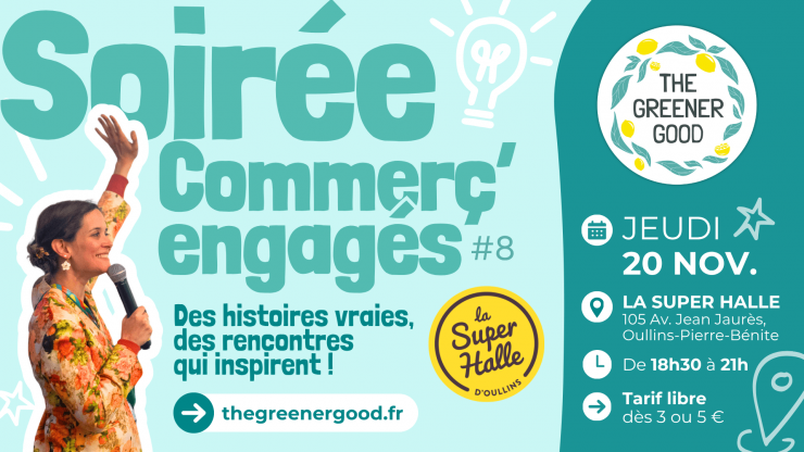 Bannière de la 8ème Soirée Commerç'Engagés