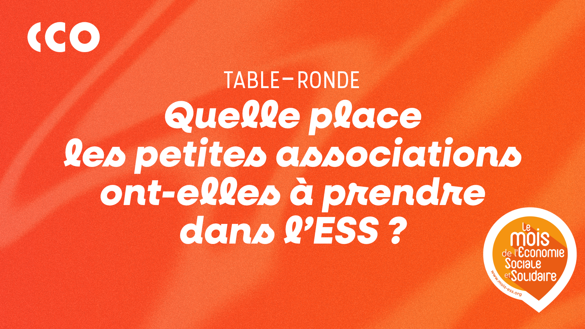 Rencontre : « Quelle place les petites associations ont-elles à prendre dans l&rsquo;ESS ? »