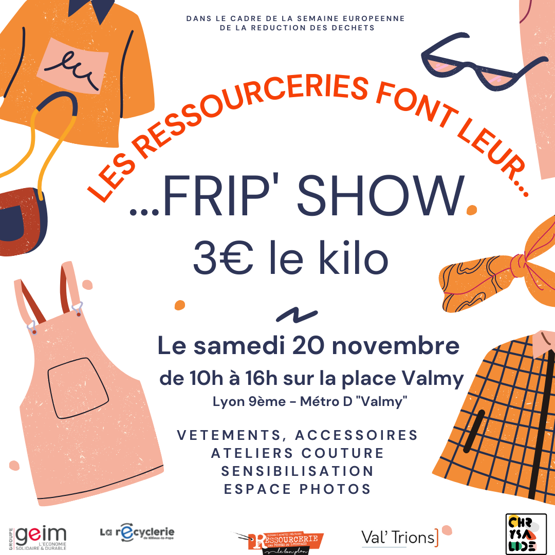 Les Ressourceries font leur Frip&rsquo;Show ! – Lyon (69)