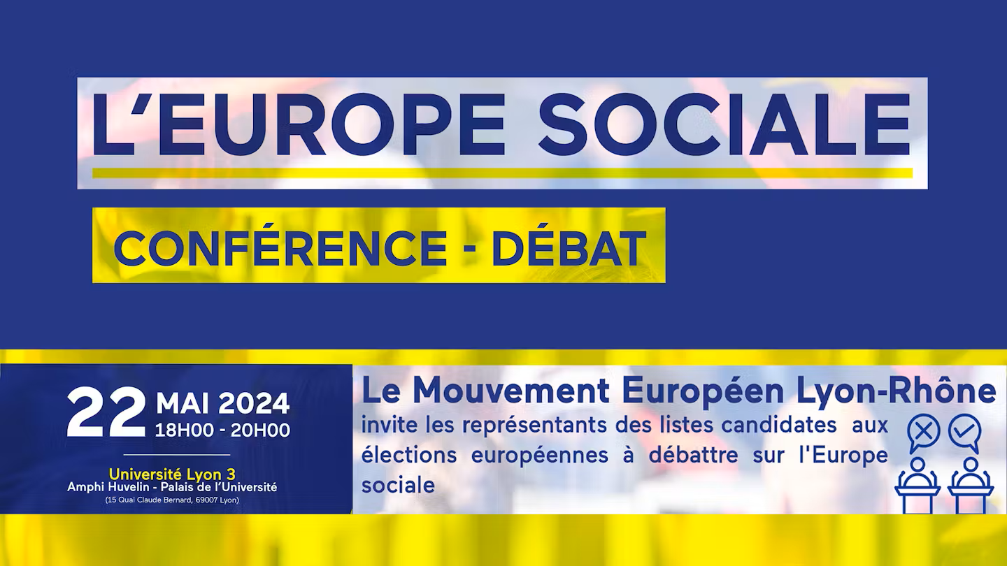 L&rsquo;Europe sociale – Conférence/Débat