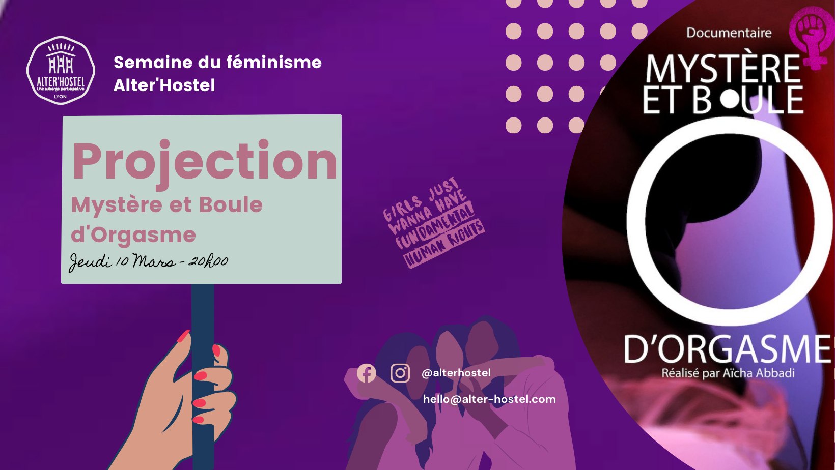 Projection – Mystère et Boule d&rsquo;Orgasme – Lyon (69)