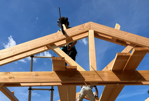 Formation pour les particuliers : Auto-construire en bois avec 2 outils et 2 sections de bois