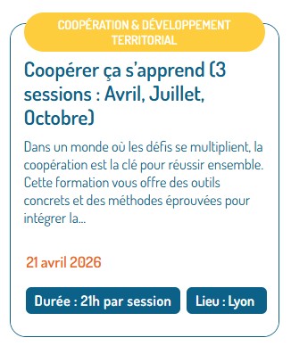 [🤝 Formation] Coopérer, ça s’apprend !
