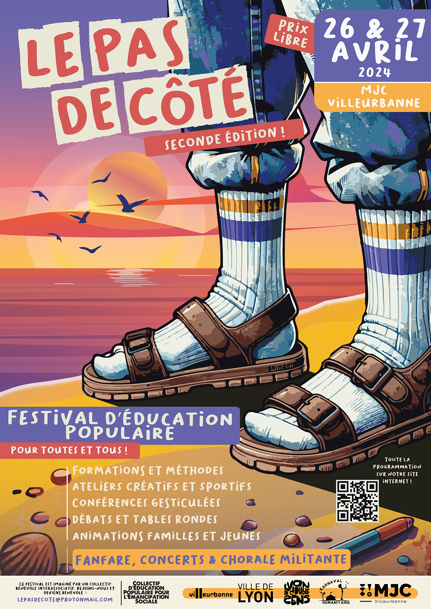 Le Pas de côté : un festival d&rsquo;éducation populaire à Villeurbanne !