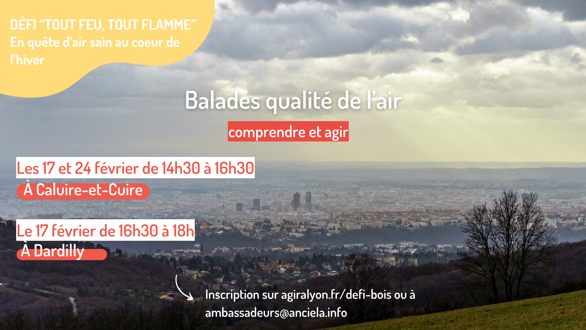 Balades de mesure de qualité de l&rsquo;air | Défi « Tout feu, tout flamme »