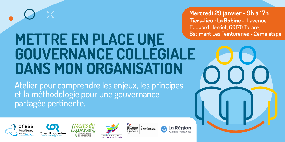 Atelier – Mettre en place une gouvernance collégiale dans mon organisation