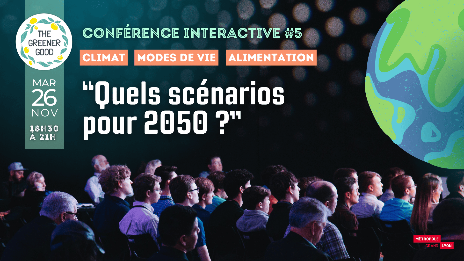 🌍 Grande conférence « Quels scénarios pour 2050 ? »