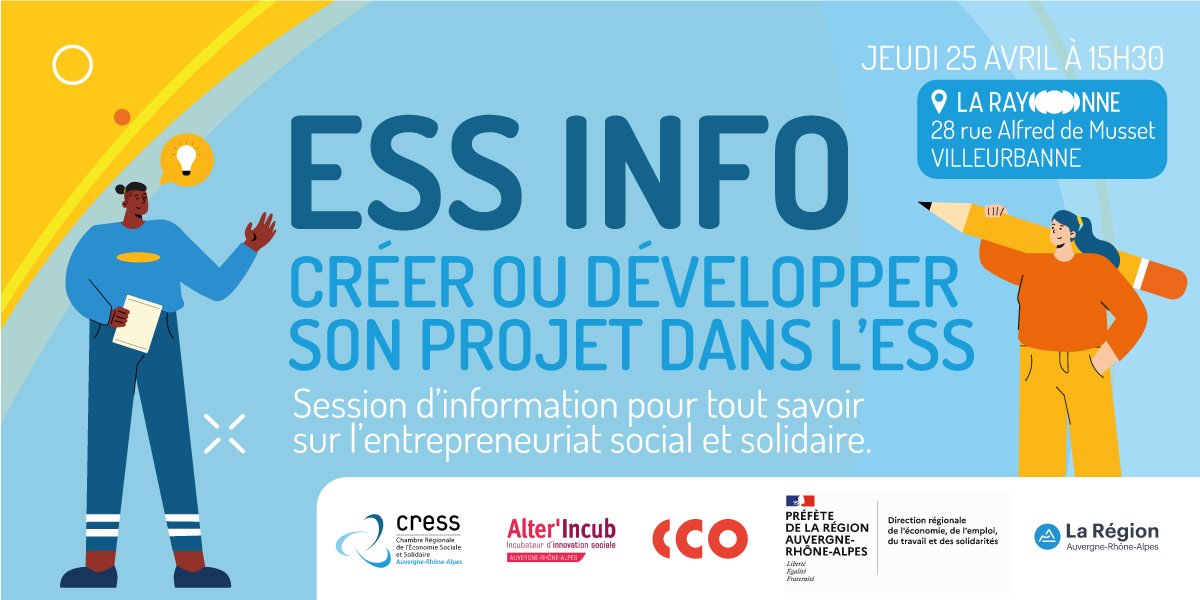 ESS infos spécial Rhône – Créer ou développer son projet dans l&rsquo;ESS