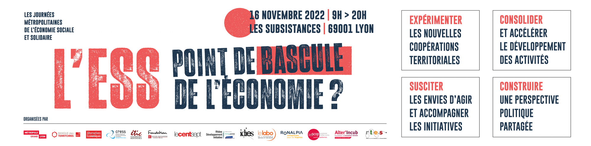 Les journées Métropolitaines de l&rsquo;ESS