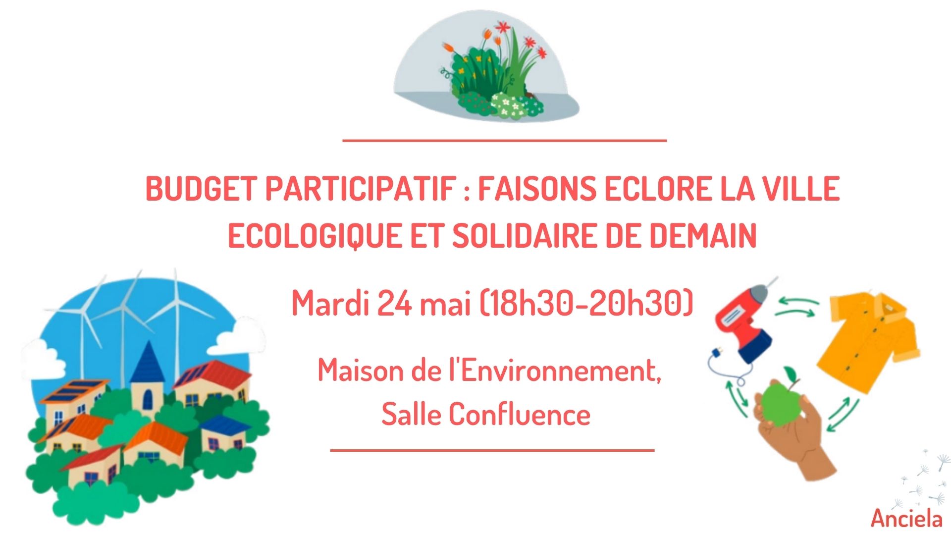 Budget participatif : faisons éclore la ville écologique et solidaire de demain – Lyon (69) et en distanciel