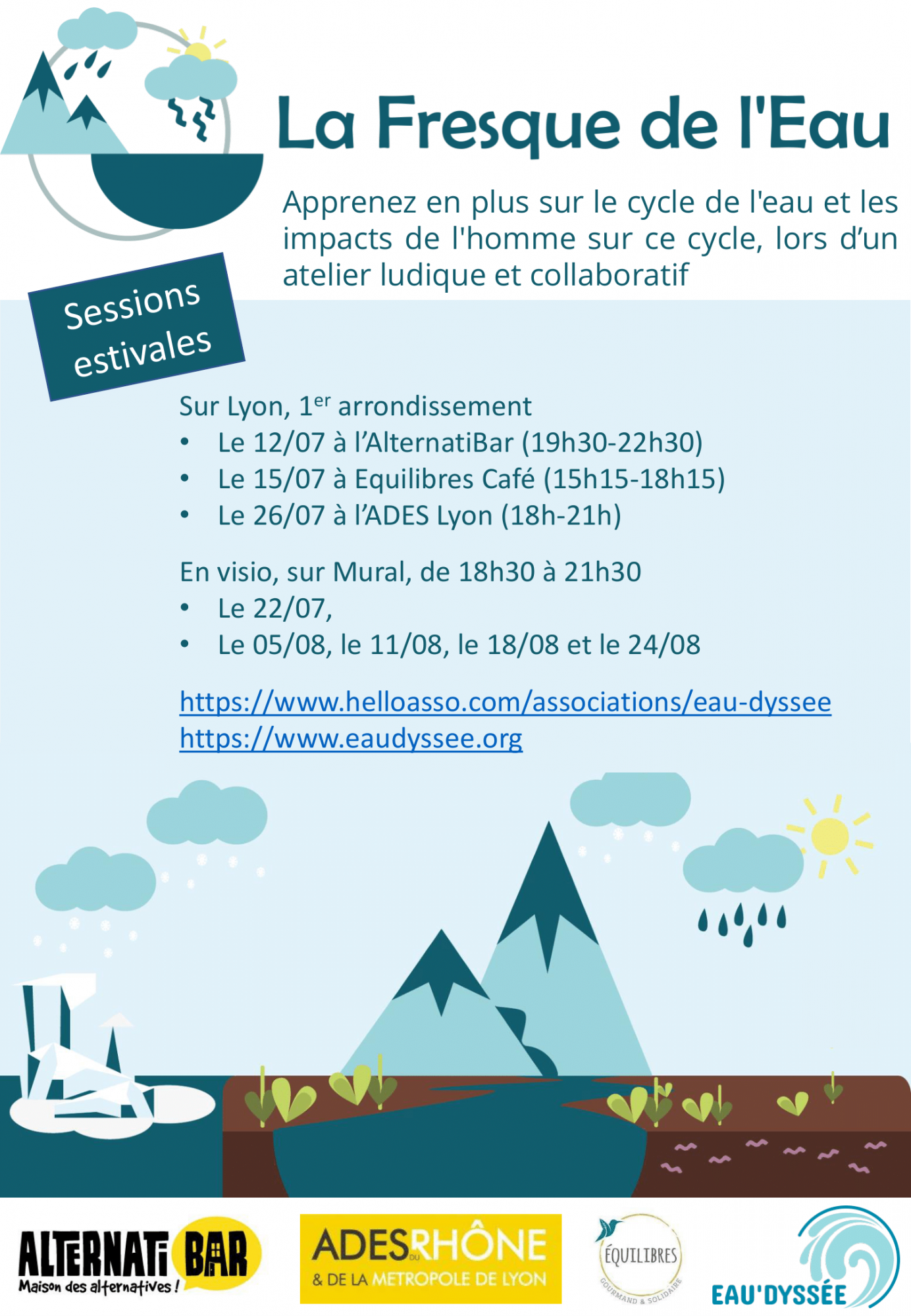 Fresque de l&rsquo;Eau – Lyon (69) et en distanciel