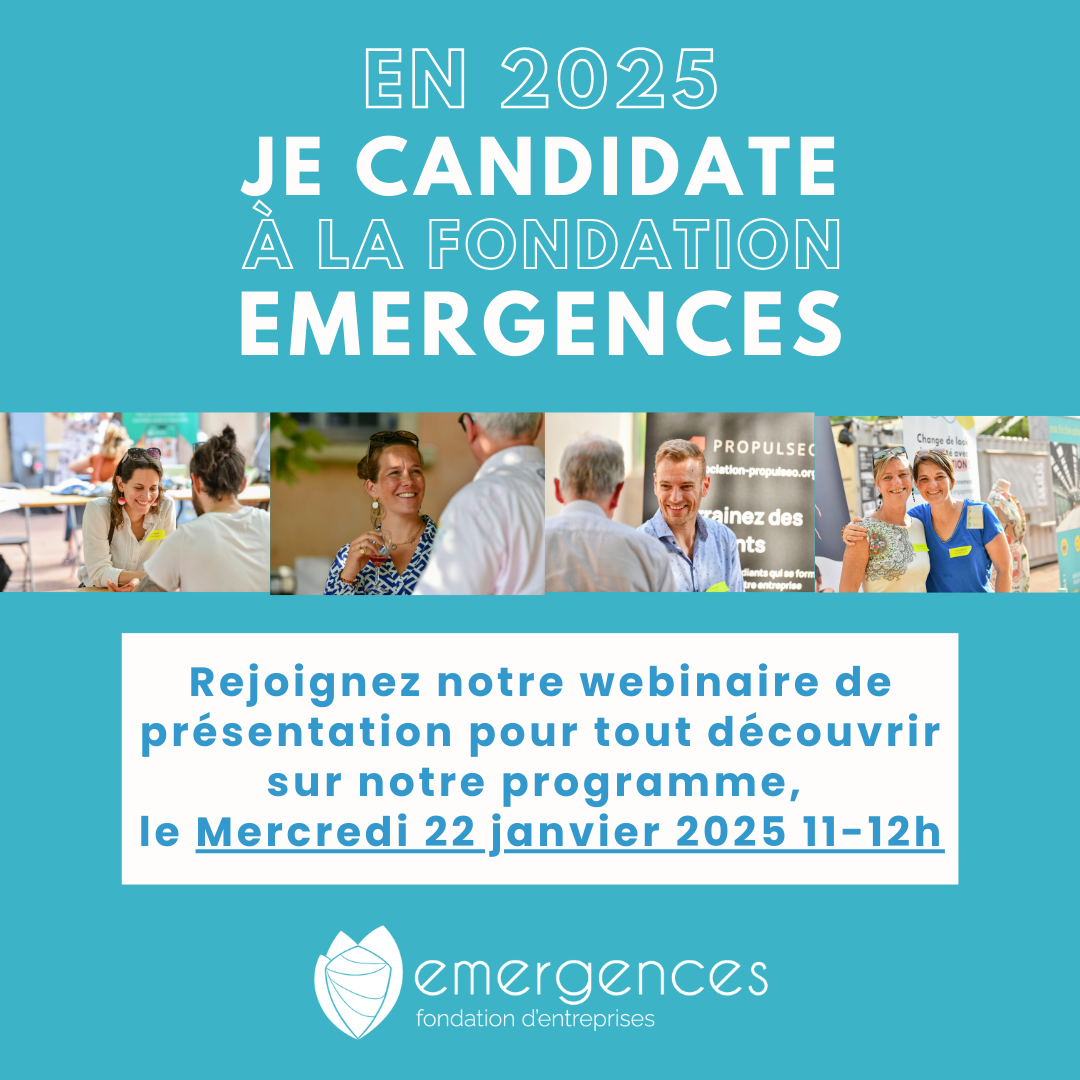 Entrepreneurs engagés de la Métropole de Lyon, découvrez le programme d&rsquo;accompagnement de la Fondation Emergences