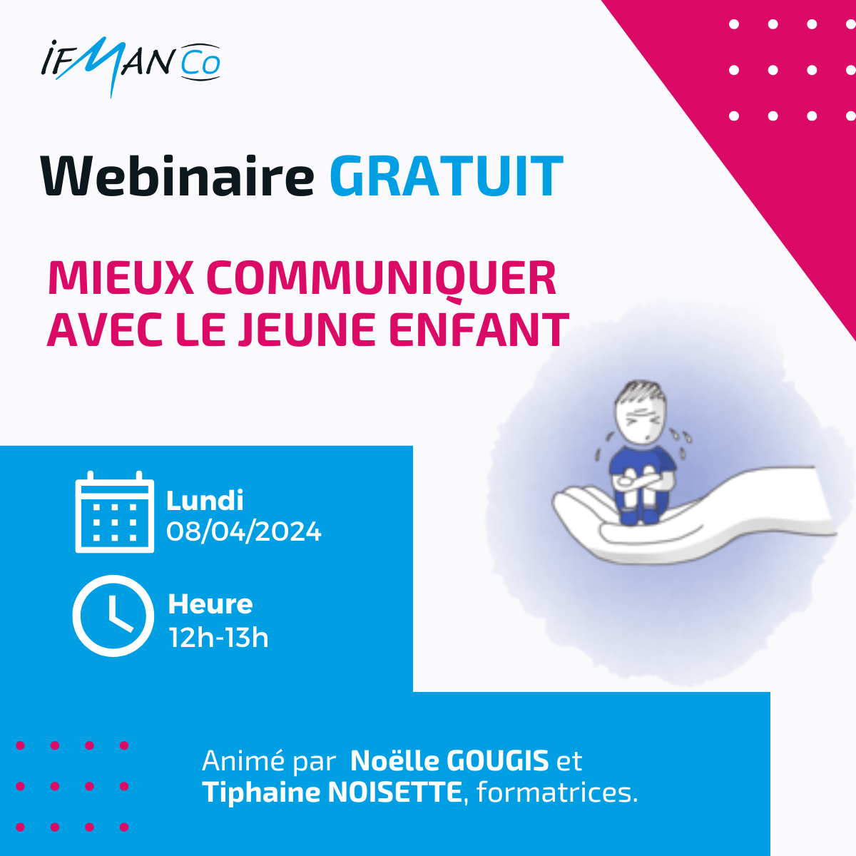Webinaire Gratuit – Mieux communiquer avec le jeune enfant