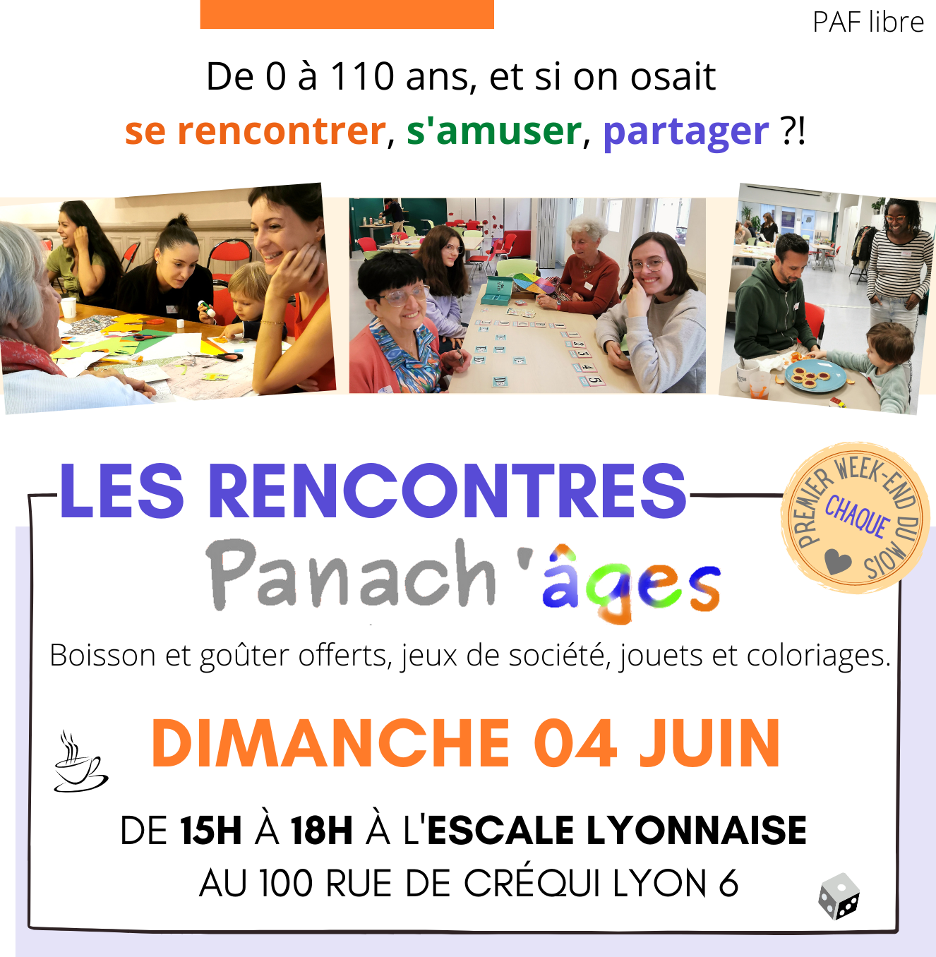 Rencontre Panach&rsquo;âges