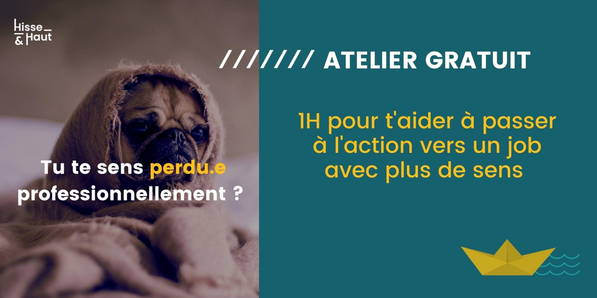 ATELIER EN LIGNE // Passer à l&rsquo;action vers un job avec plus de sens