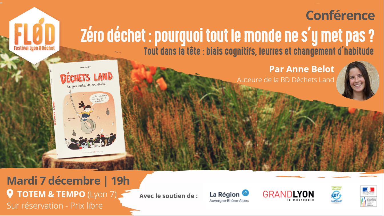 Conférence : « Zéro déchet : pourquoi tout le monde ne s&rsquo;y met pas ? » – Lyon (69)