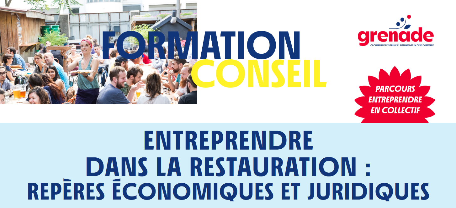 [Formation] Entreprendre dans la restauration : repères économiques et juridiques