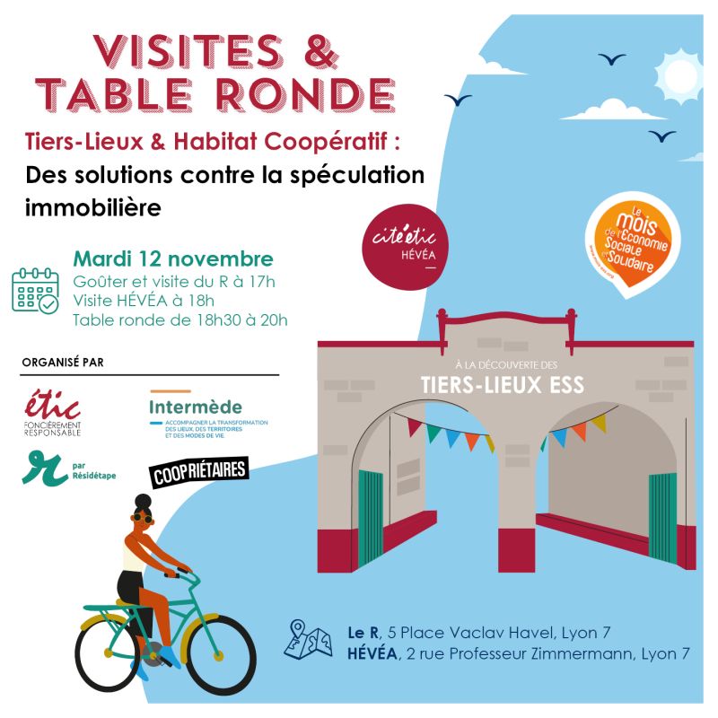 TABLE RONDE : Tiers-lieux & Habitat Coopératif : des solutions contre la spéculation immobilière