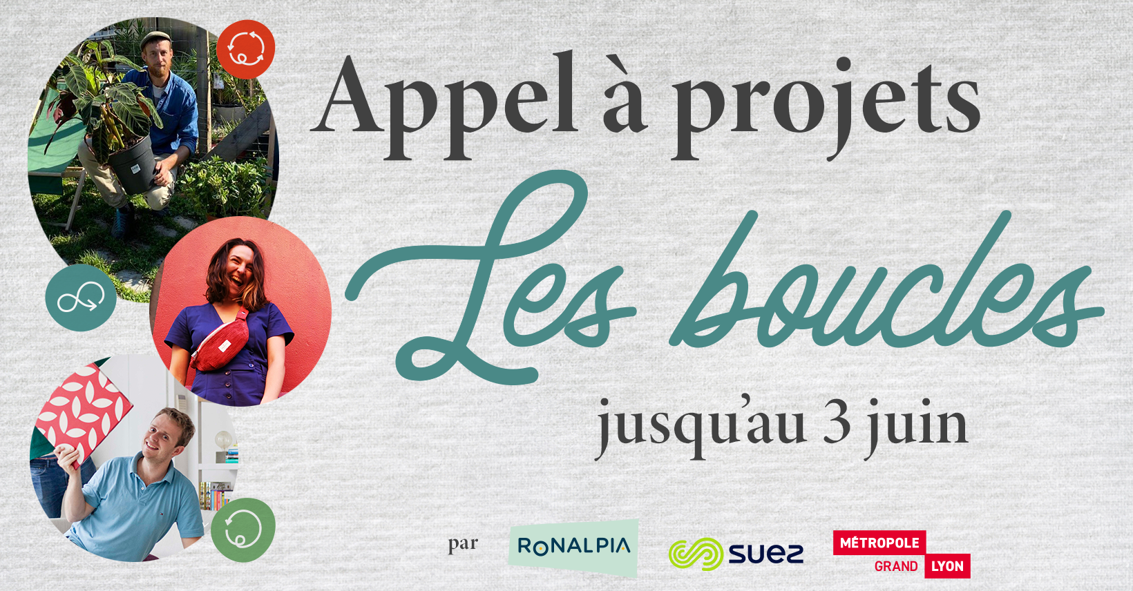 Appel à projet Les Boucles – Coopérons pour une économie circulaire et solidaire