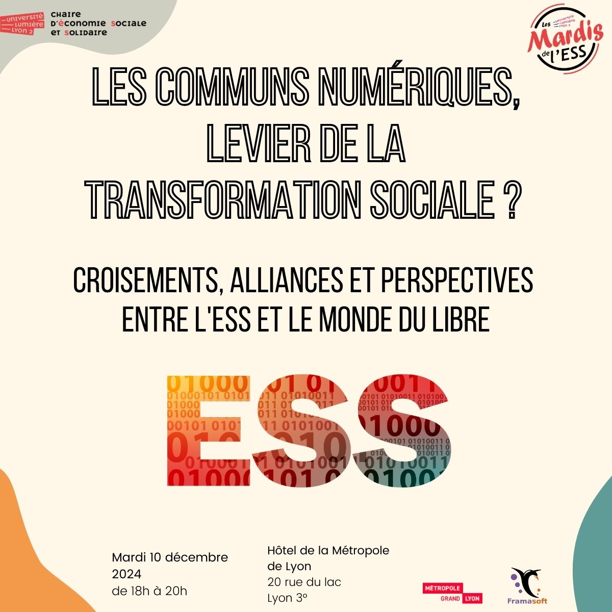Les communs numériques, levier de la transformation sociale ? Croisements, alliances et perspectives entre l&rsquo;ESS et le monde du libre