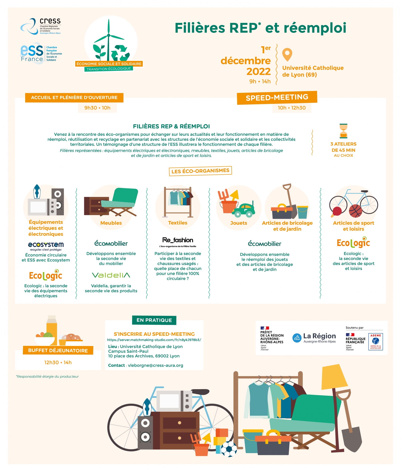 Speed-Meeting : Filières REP et réemploi