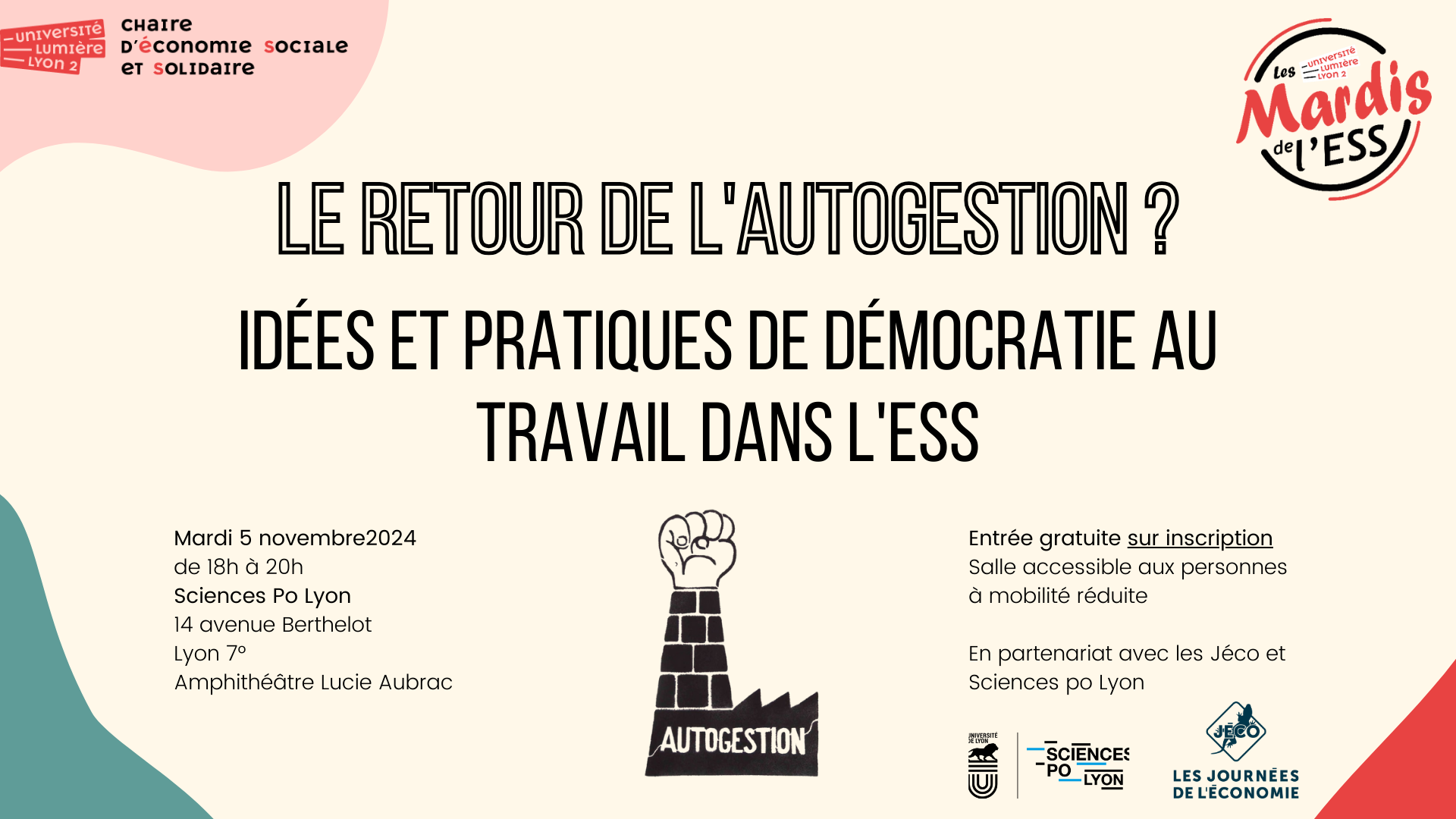 Le retour de l&rsquo;autogestion ? Idées et pratiques de démocratie au travail dans l&rsquo;ESS