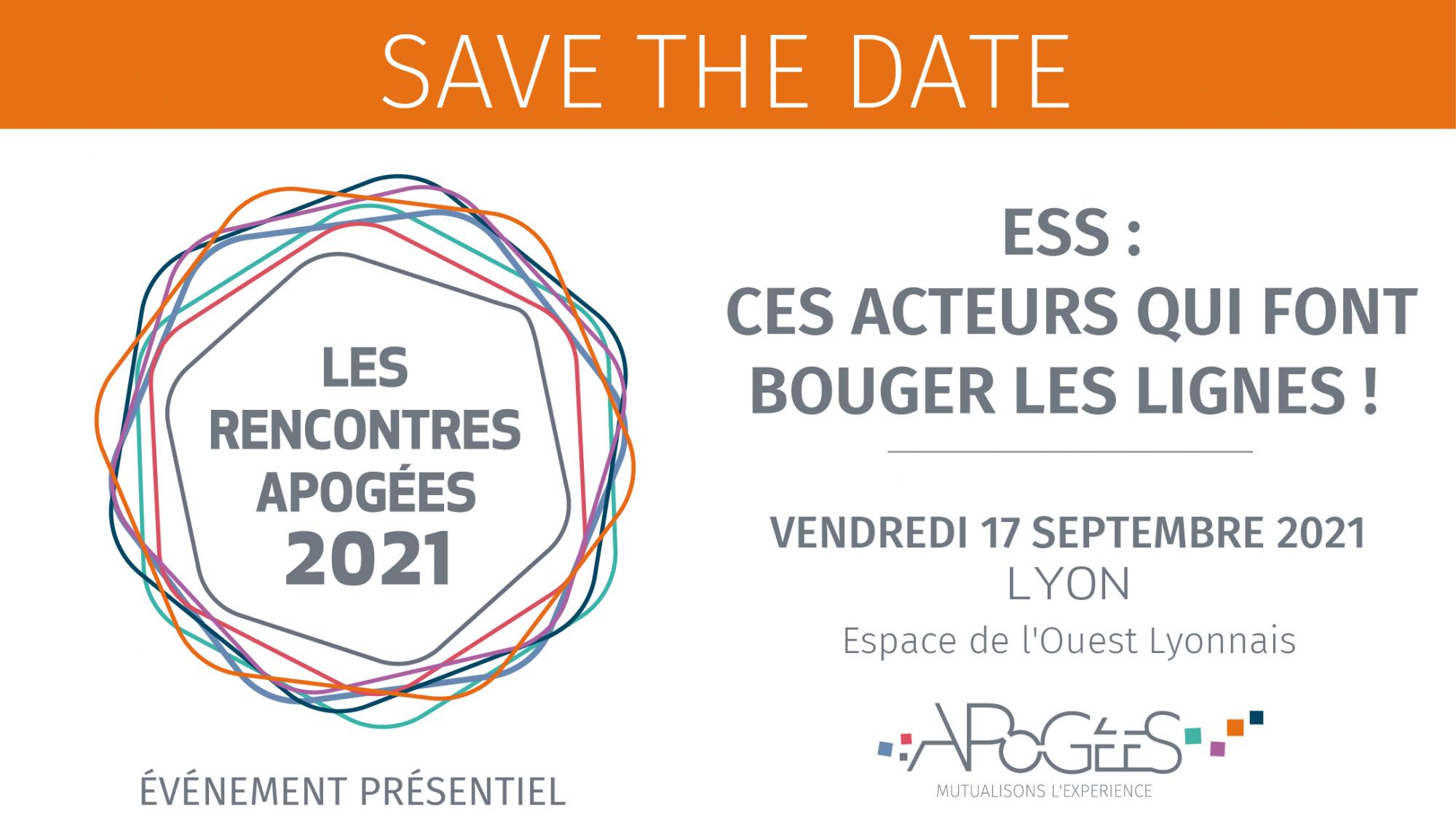 Rencontres Apogées – Lyon (69) et distanciel