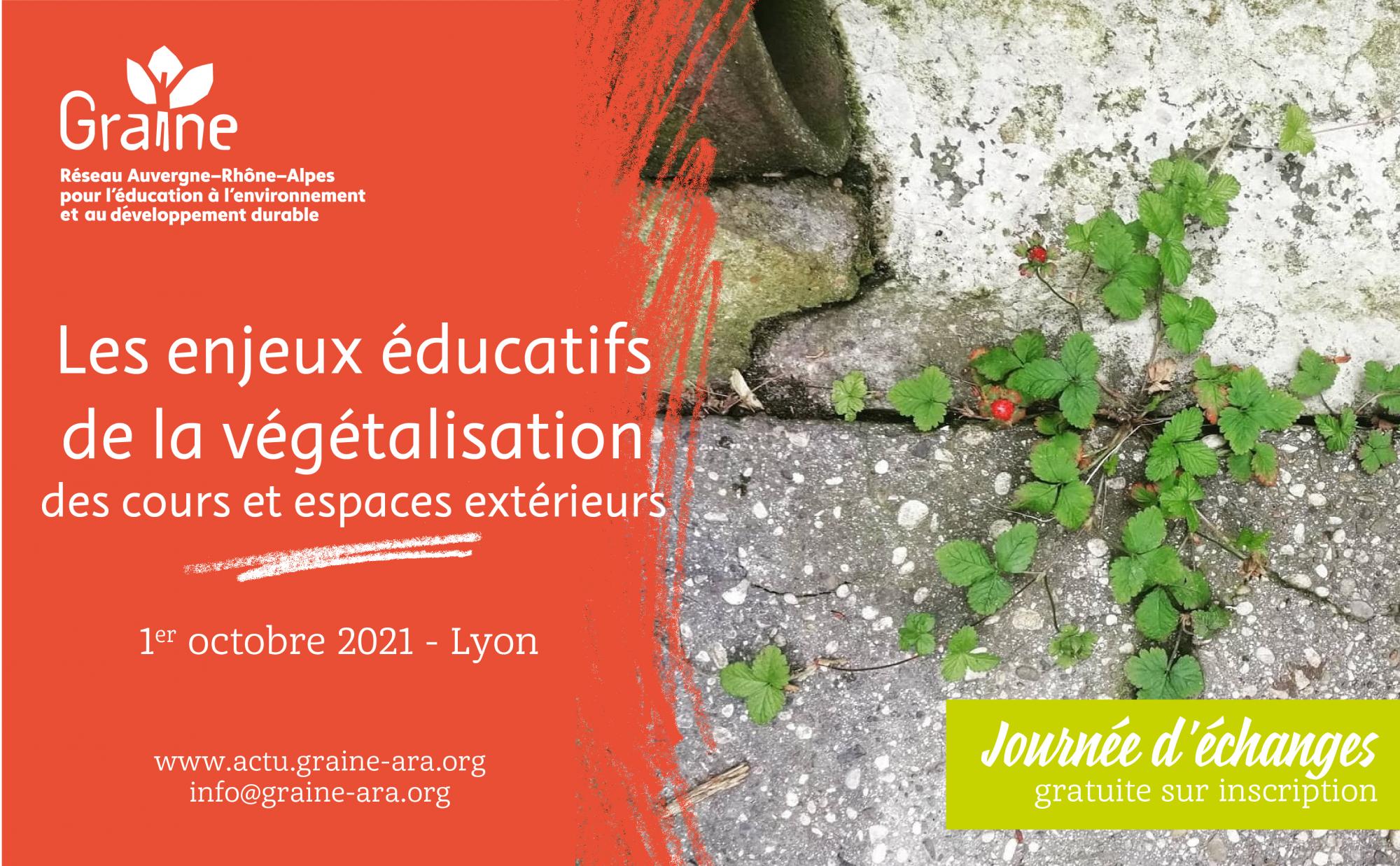 Les enjeux éducatifs de la végétalisation des cours et espaces extérieurs – Lyon (69)
