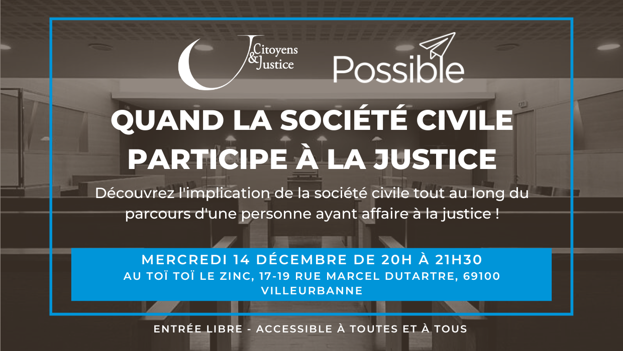 Apéro-Justice – Quand la société civile participe à la Justice