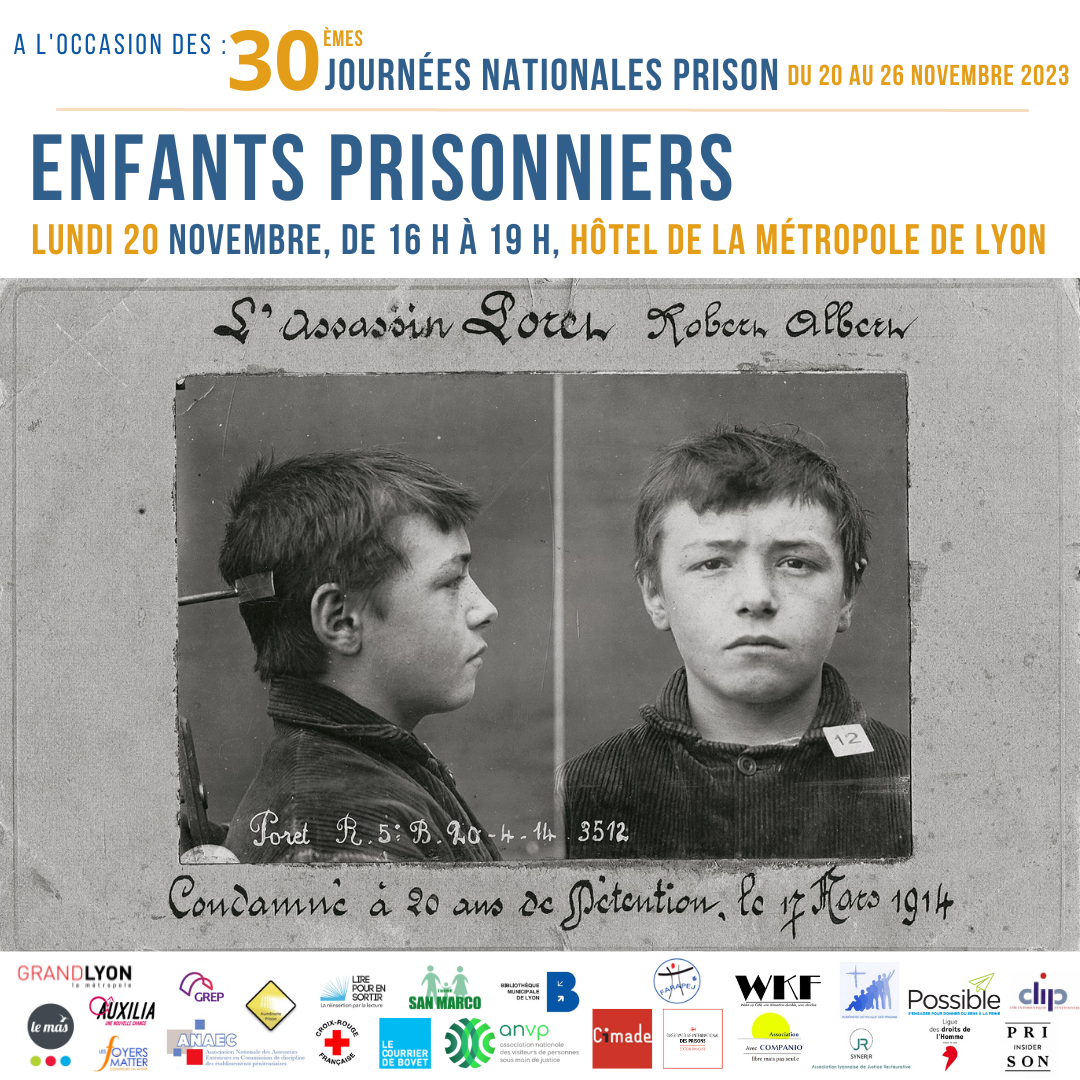 Enfants prisonniers – Journées nationales prison