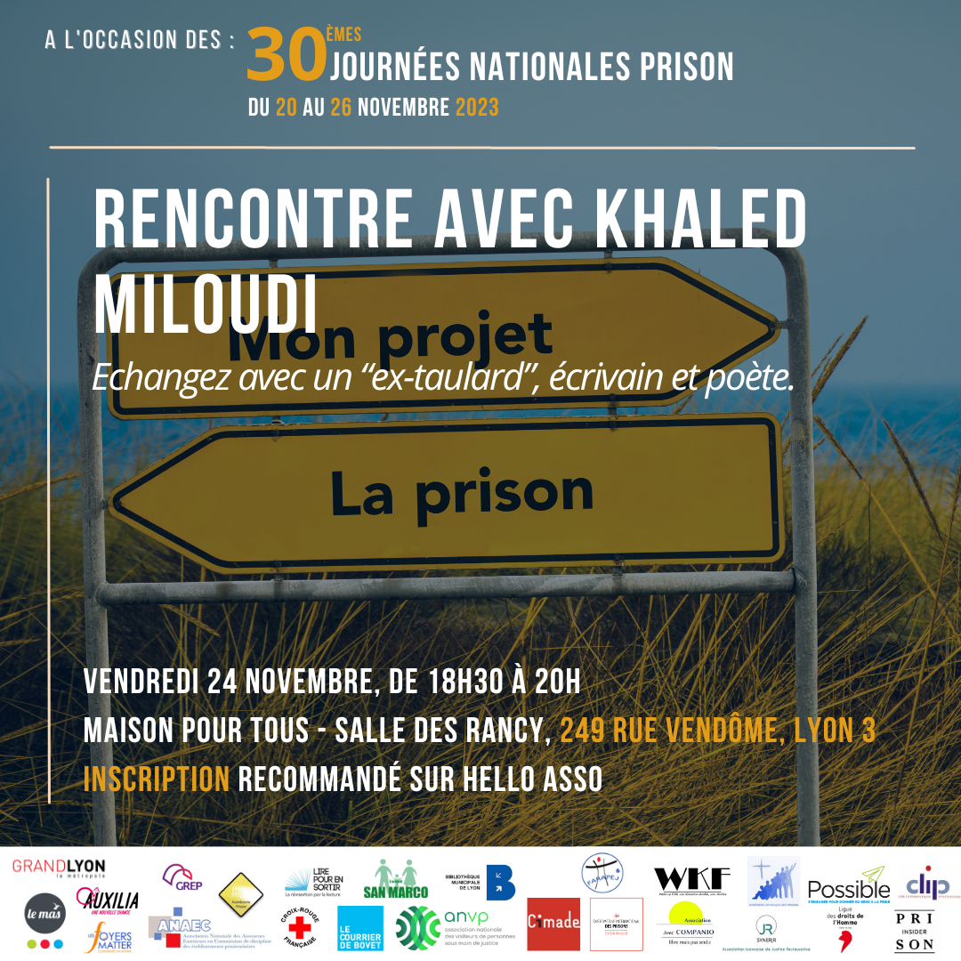 Rencontre avec Khaled Miloudi – Journées nationales prison