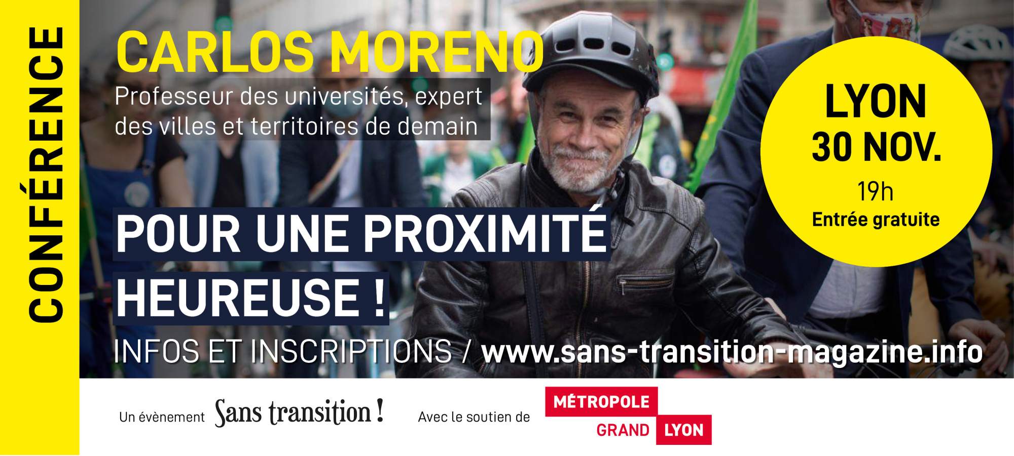 Conférence « Pour une proximité heureuse ! » avec Carlos Moreno