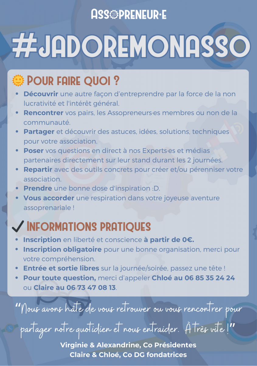 flyer invitation #jadoremonasso